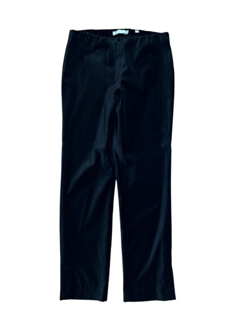Vince Black Velveteen Velvet Pants Small Luxurious Classic Holiday Winter EUC - Picture 2 of 8